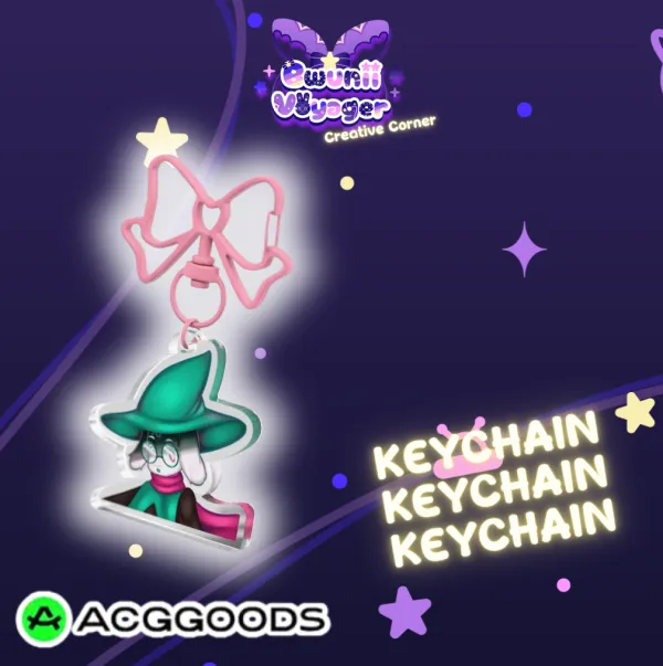 Deltarune ✦₊∘ Ralsei Keychain