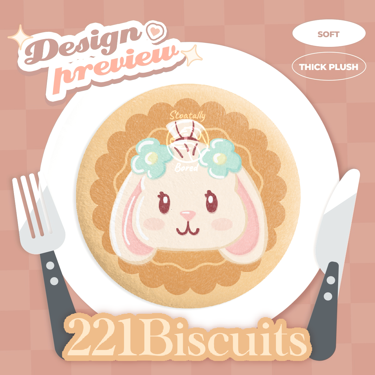 Usato Cookie Plush Badge - TGAA 221Biscuits