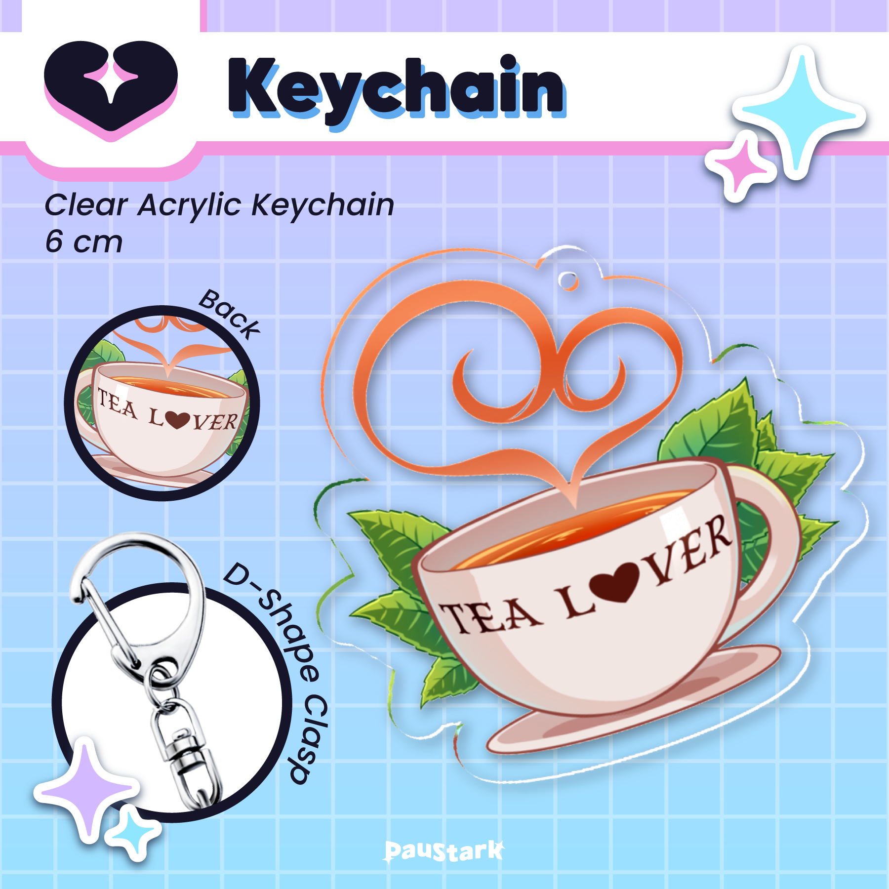 Tea Lover || Keychain