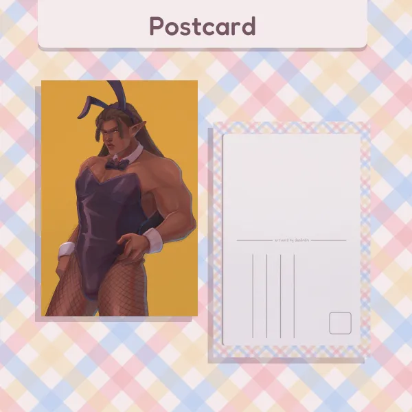 🐰 Bunny Day Nathaniel - OC Postcard