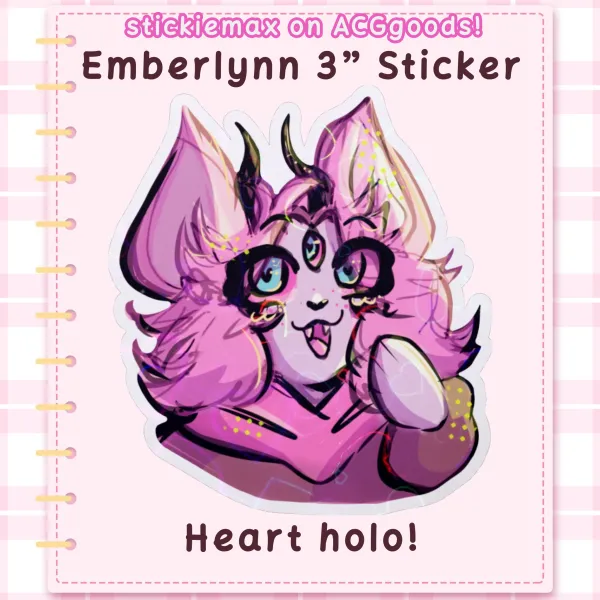 Emberlynn Pinkle Die Cut Sticker