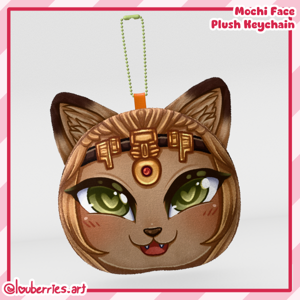Wuk Lamat Mochi Face Plush Keychain