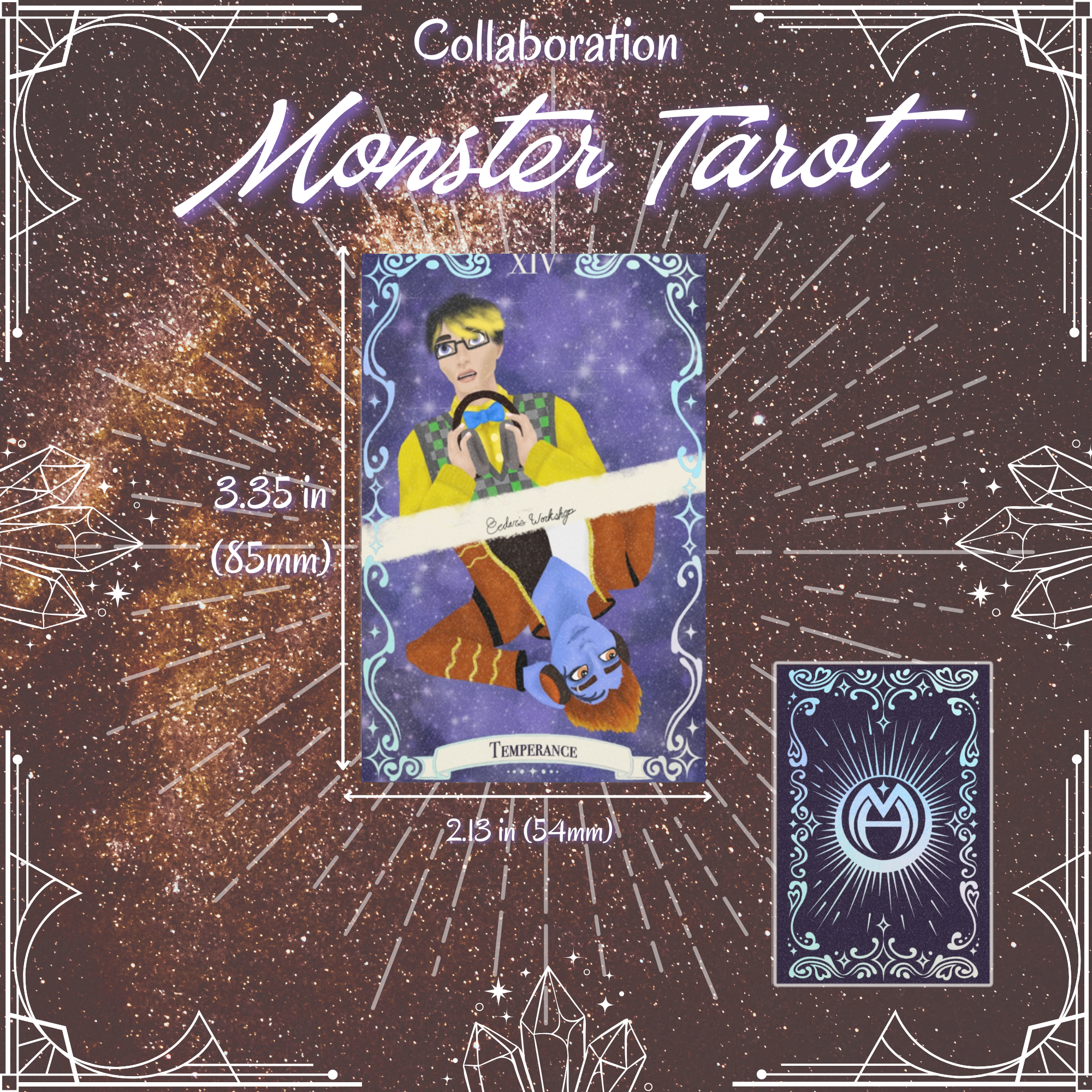 MONSTER TAROT - Rockin' Punk Ghoul - Holographic Photocards