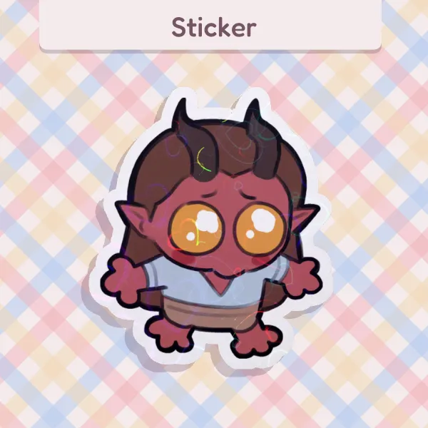 🥺 Egg Pwead - OC Die Cut Sticker