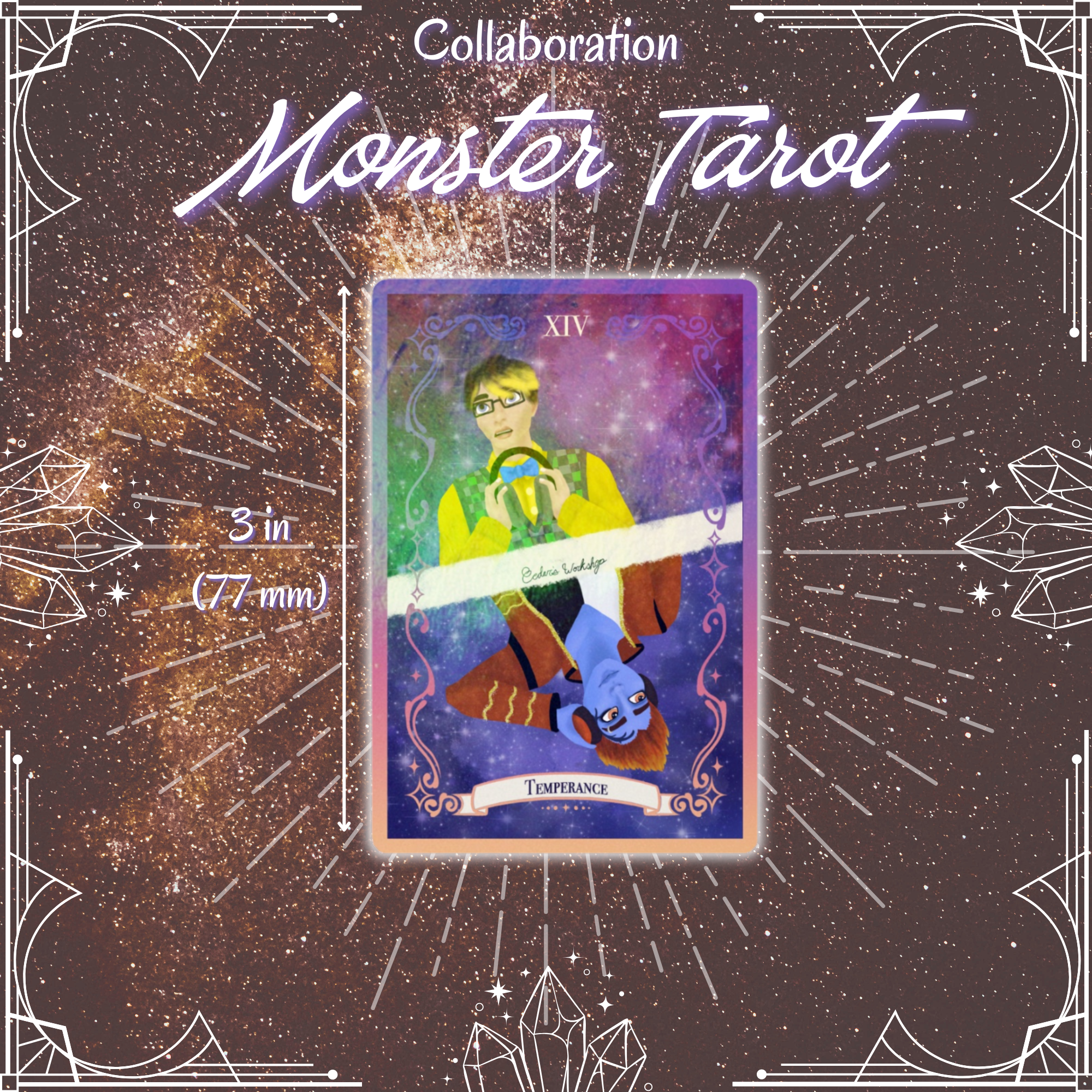 MONSTER TAROT - Rockin' Punk Ghoul - Die Cut Stickers