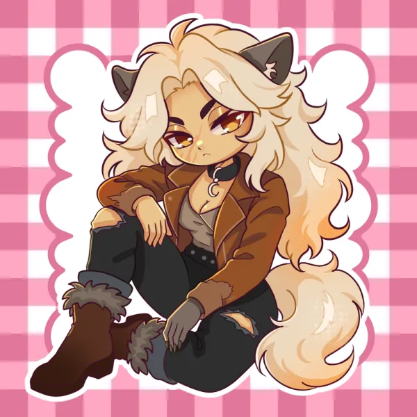 Silver Acrylic Keychain - Deadlock