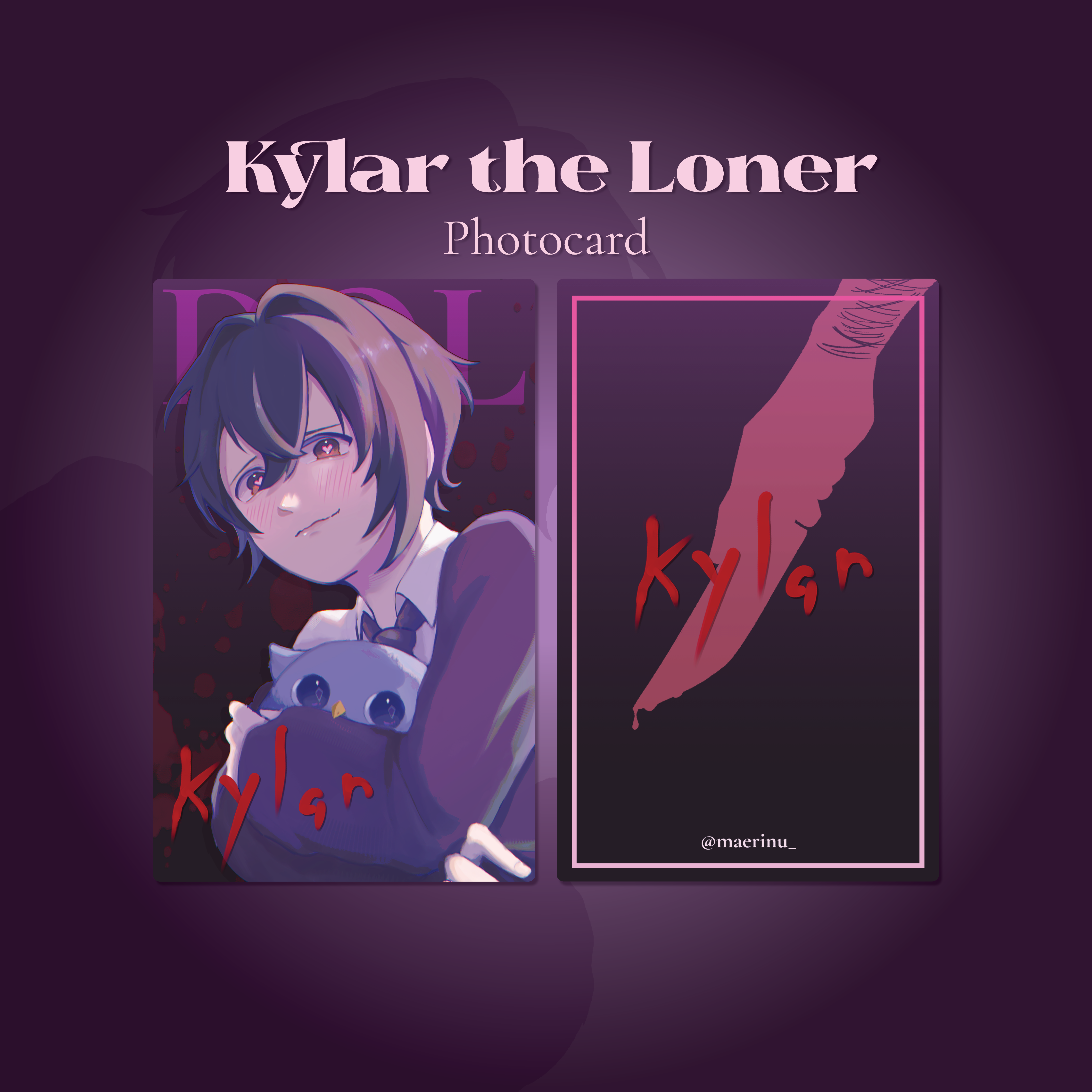 Kylar The Loner Photocard (Pearl Paper)