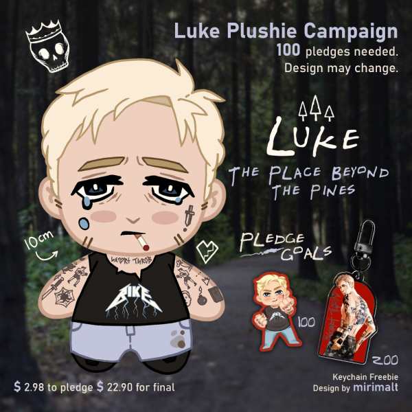 Luke Glanton The Place Beyond The Pines Plush