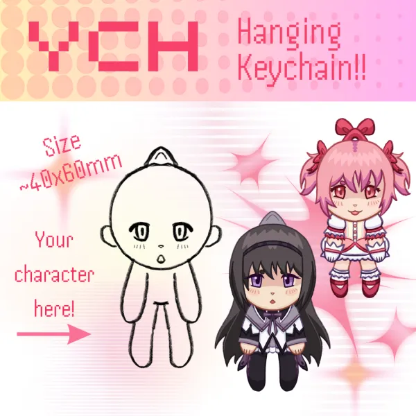 YCH | Custom Hanging Keychain