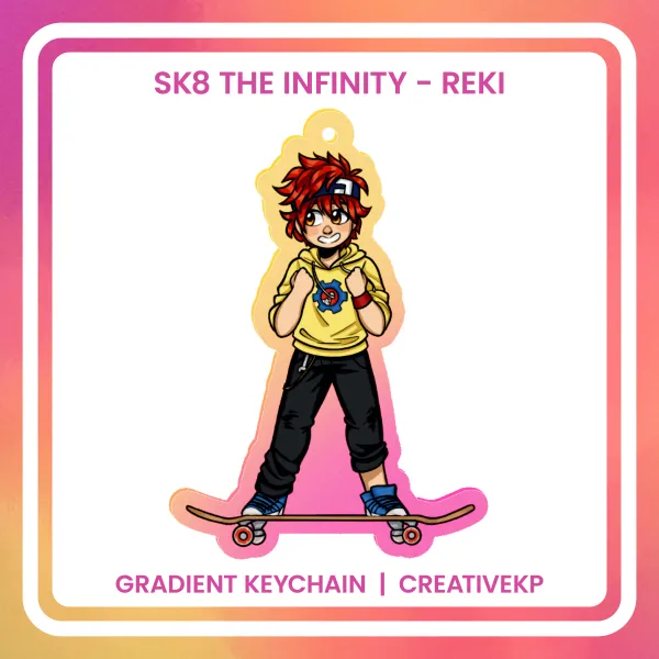 Reki - SK8 The Infinity - Gradient Keychain