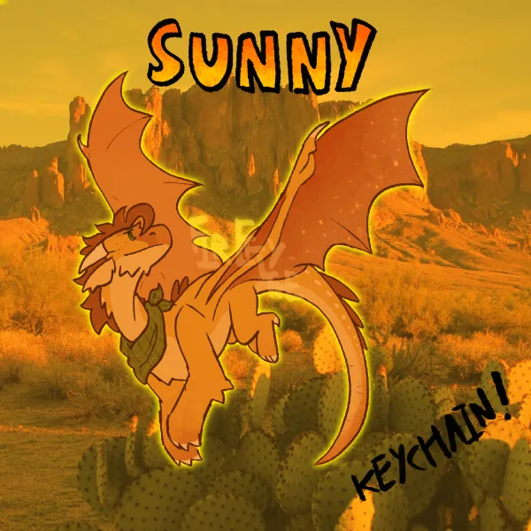 Sunny Wings Of Fire Acrylic Keychain