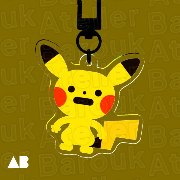 Poke 😐 "Pikachu" Acrylic keychain