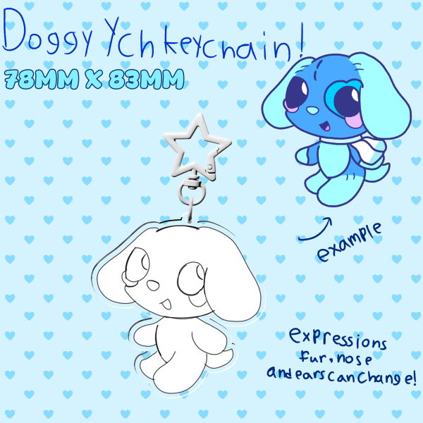 Doggy YCH keychain!