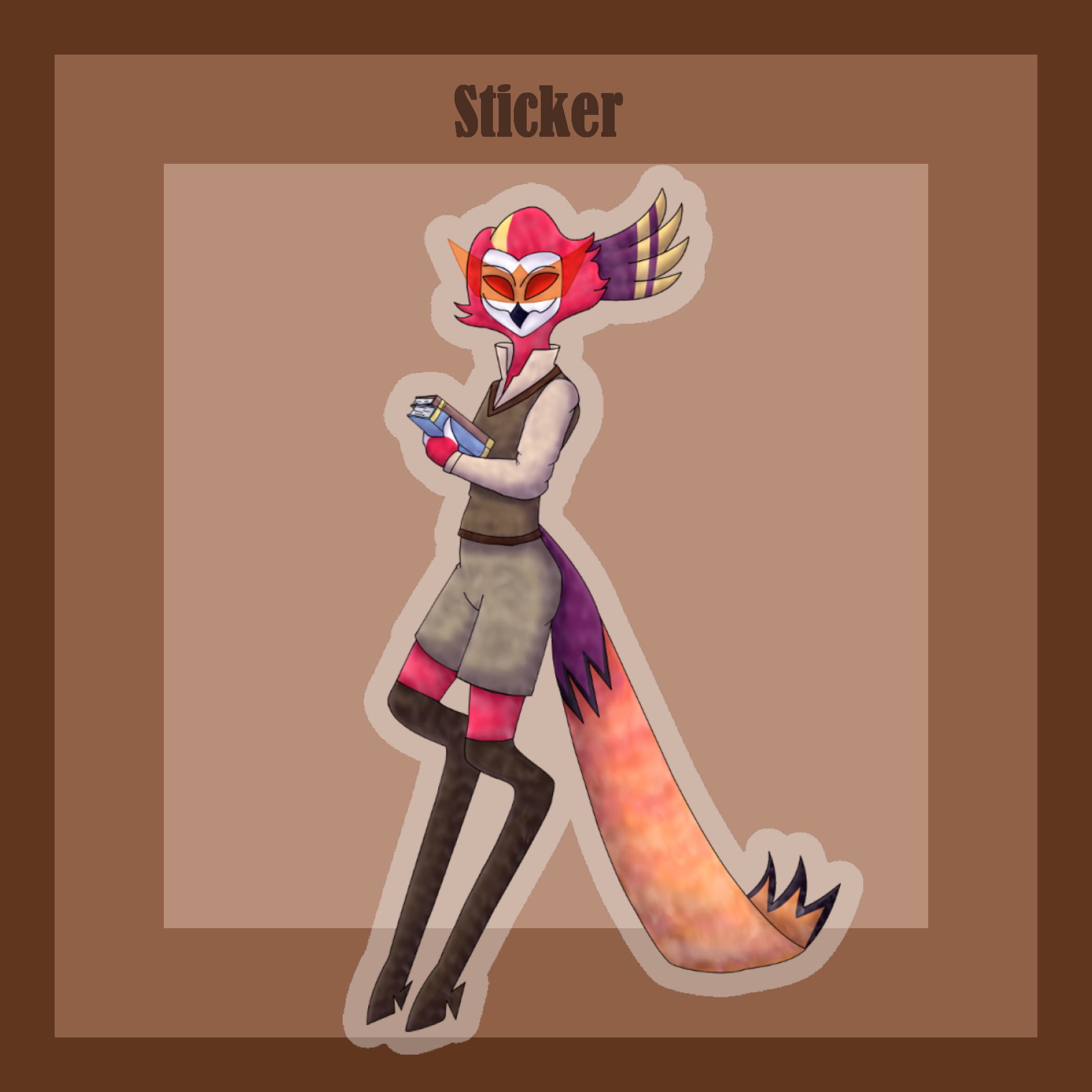 Vassago PET Vinyl Sticker