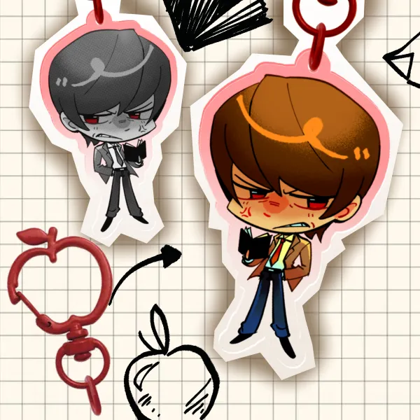 Light Death Note Acrylic Keychain