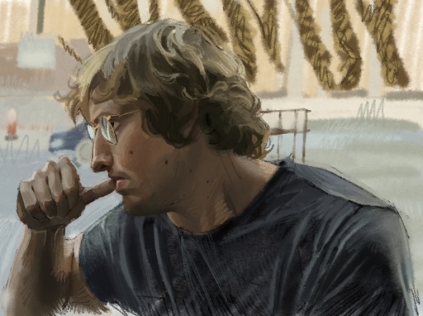 Matt postcard print