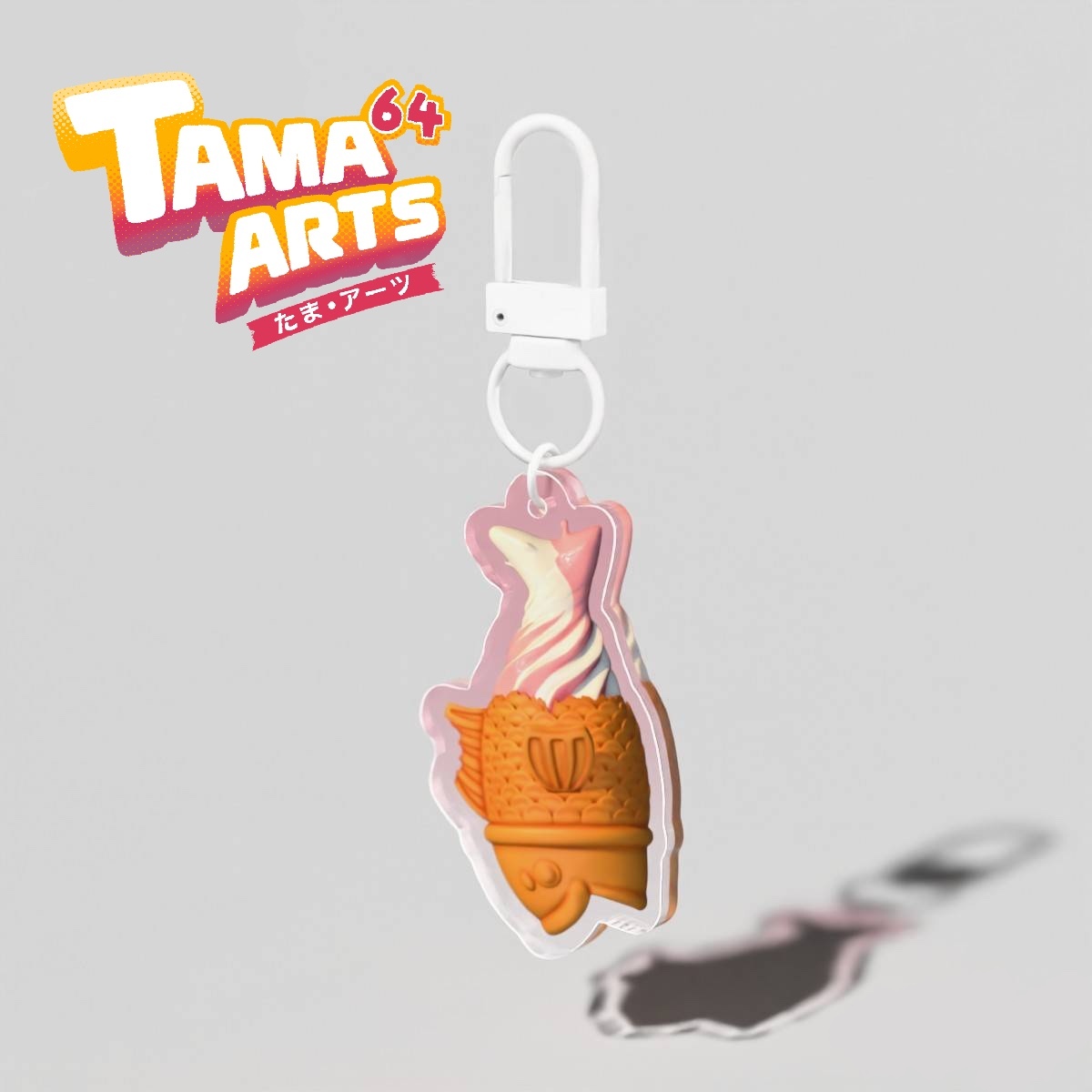 Strawberry Taiyaki KRITTER keychain