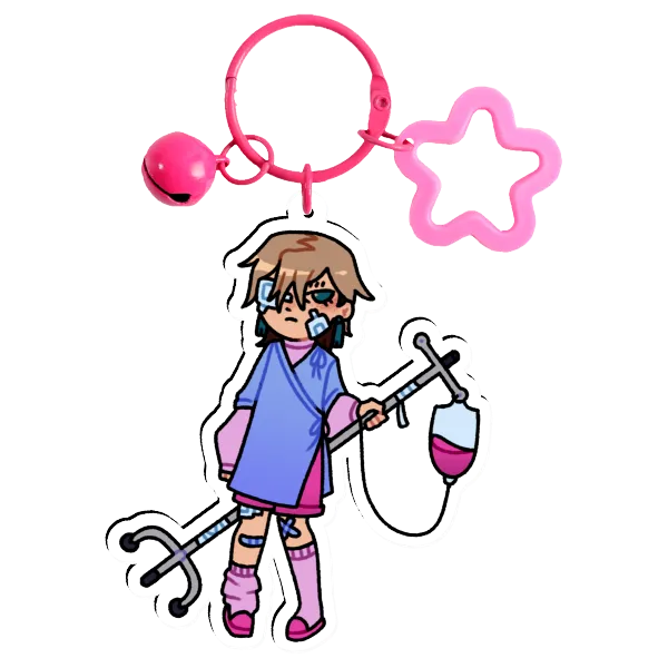 Gachiakuta Patient/Nurse Zanka Acrylic Charm