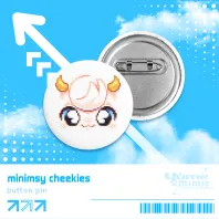 Minimsy Smile Plush Badge