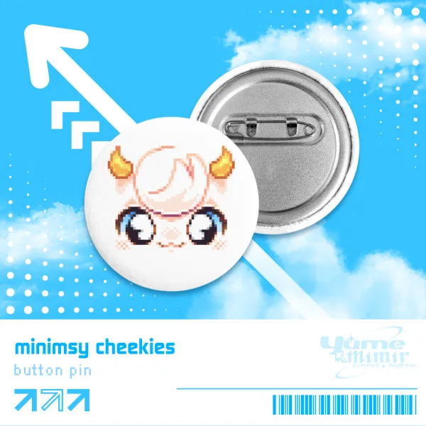 Minimsy Smile Plush Badge
