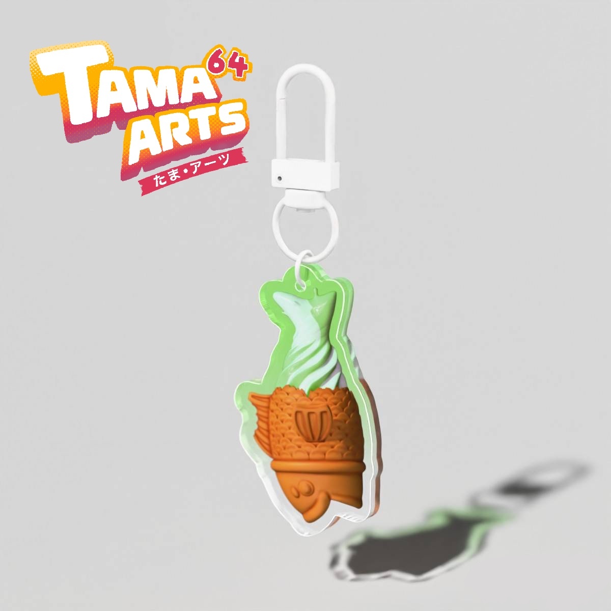Matcha Taiyaki KRITTER keychain
