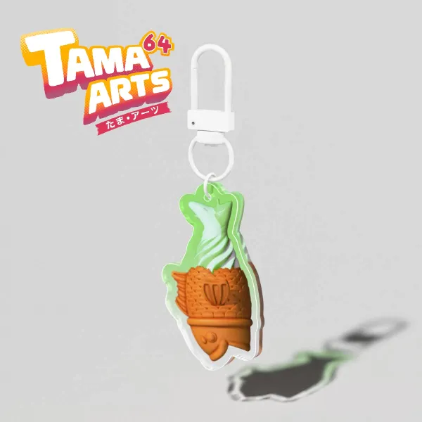 Matcha Taiyaki KRITTER keychain