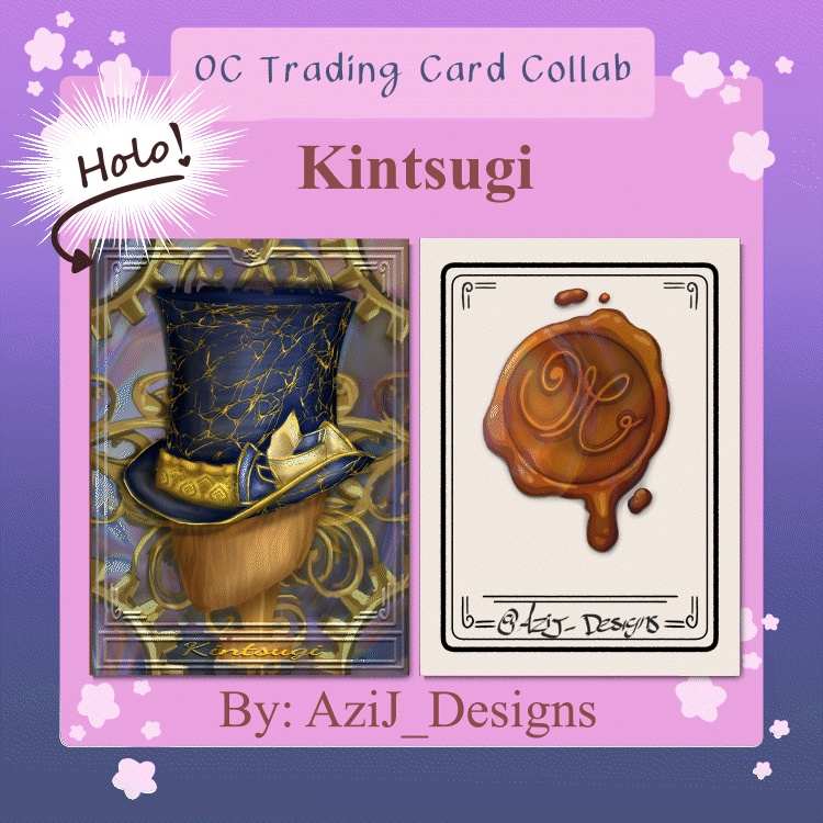 Kintsugi Holographic Photocard