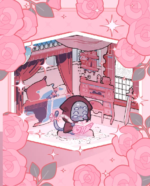 Vitty in room