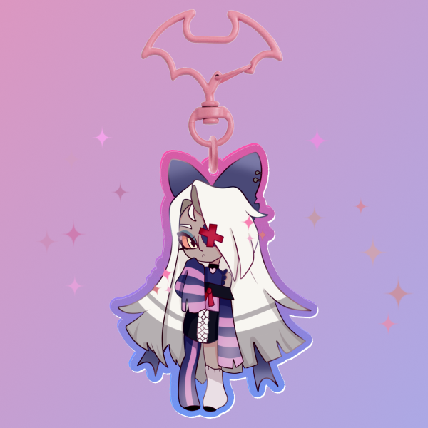 Emo Vaggi || hazbin hotel keychain