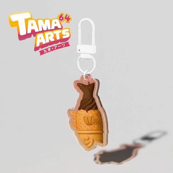 Chocolate Taiyaki KRITTER keychain