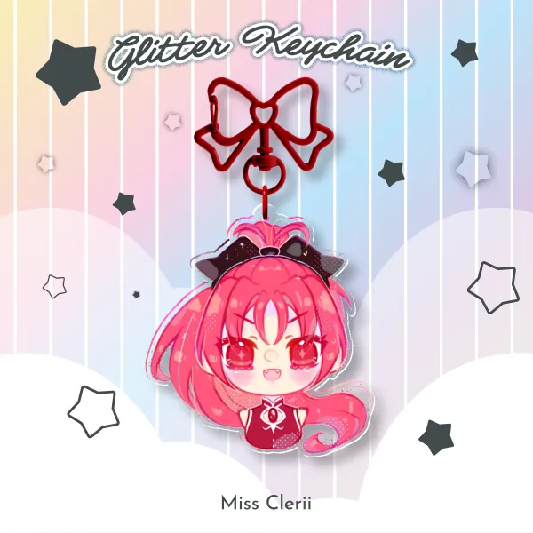 Sakura Kyoko -  Glitter Acrylic Keychains