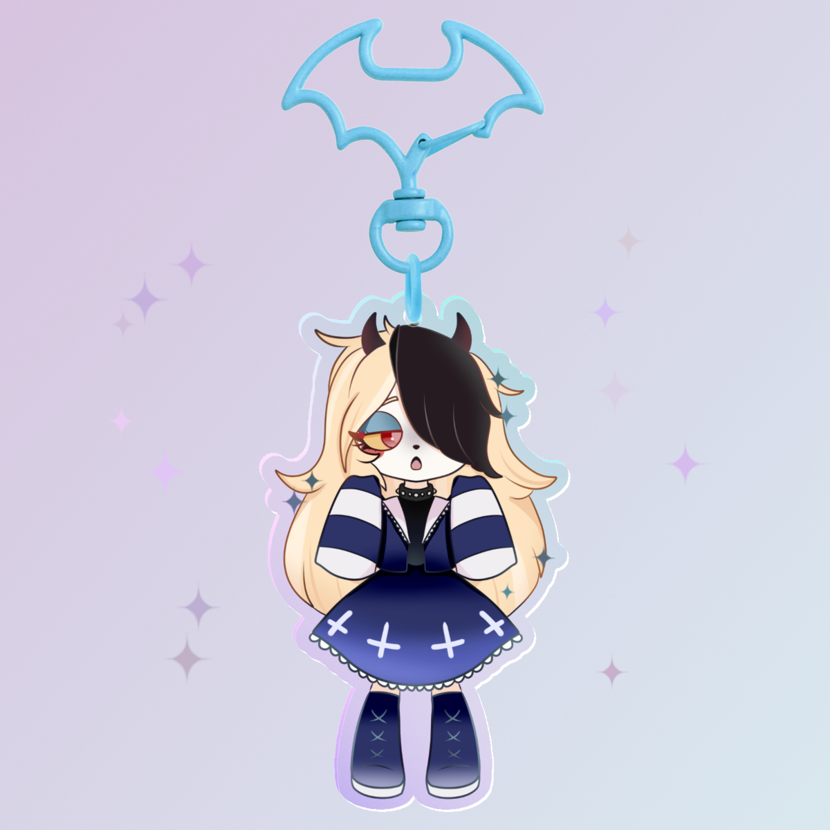 Emo Charlie Morningstar || Hazbin Hotel keychain