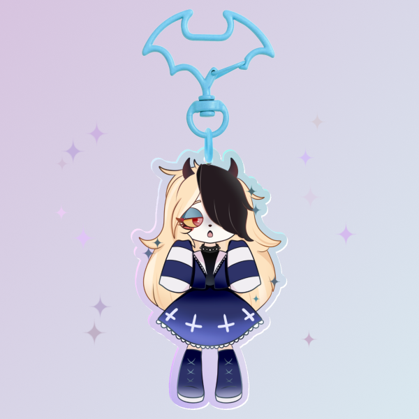 Emo Charlie Morningstar || Hazbin Hotel keychain