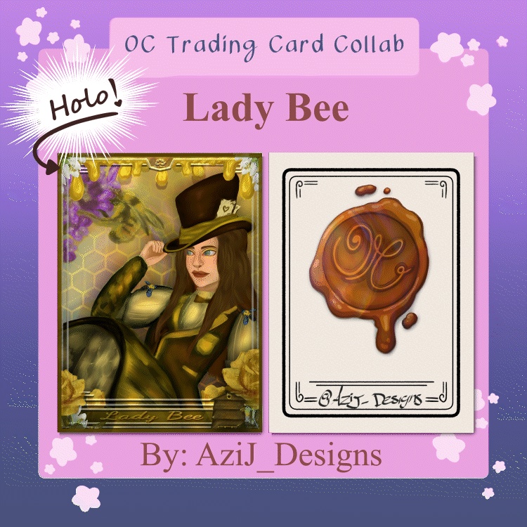 Lady bee Holographic Photocard