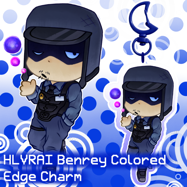 Benrey HLVRAI Colored Edge Keychain