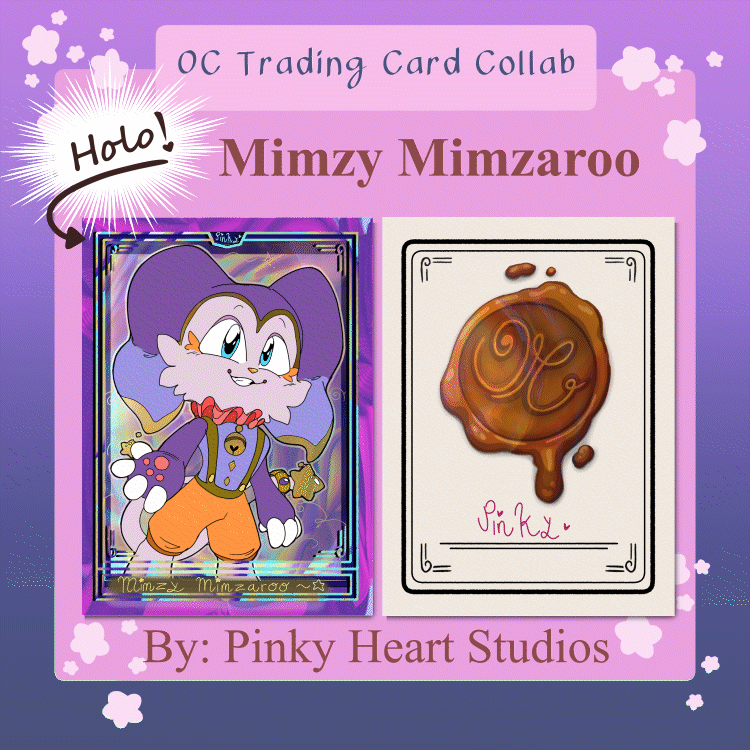 Mimzy's Aurora Holographic trading Card