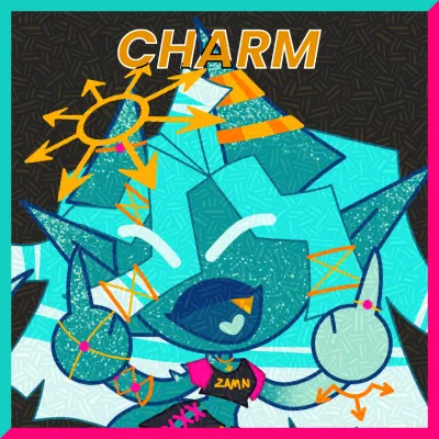 Shambo "zamn" Acrylic Keychain