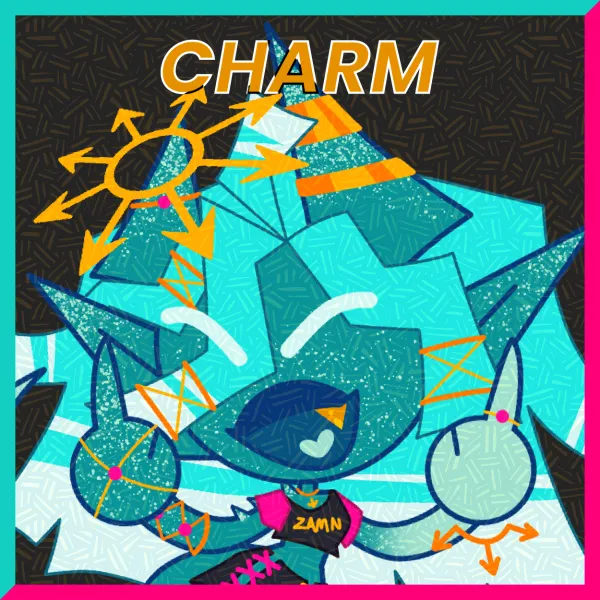 Shambo "zamn" Acrylic Keychain
