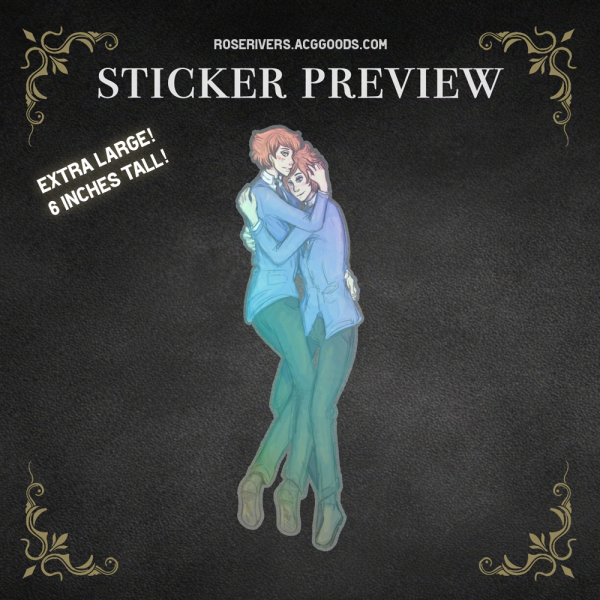 Hitachiin Twins - Giant Holo Sticker