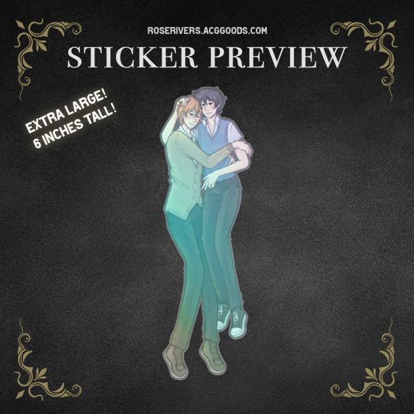 Sasaki And Miyano - Giant Holo Sticker