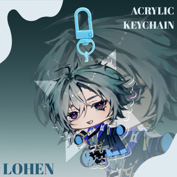 Chibi Lohen Acrylic Keychain • Genshin Impact