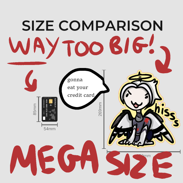 Lute Hiss MEGA STICKER