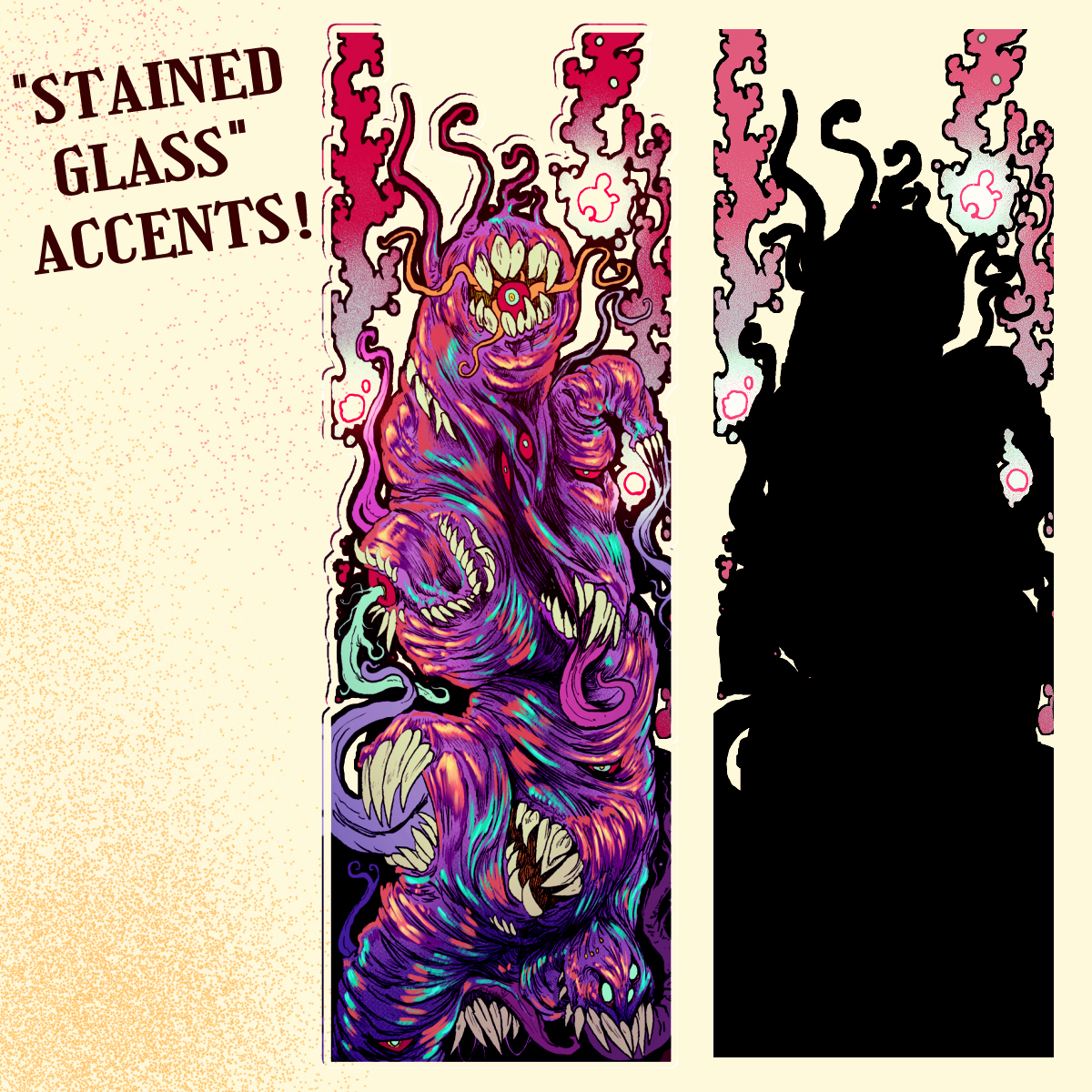 Yog-Sothoth Transparent Plastic Bookmark