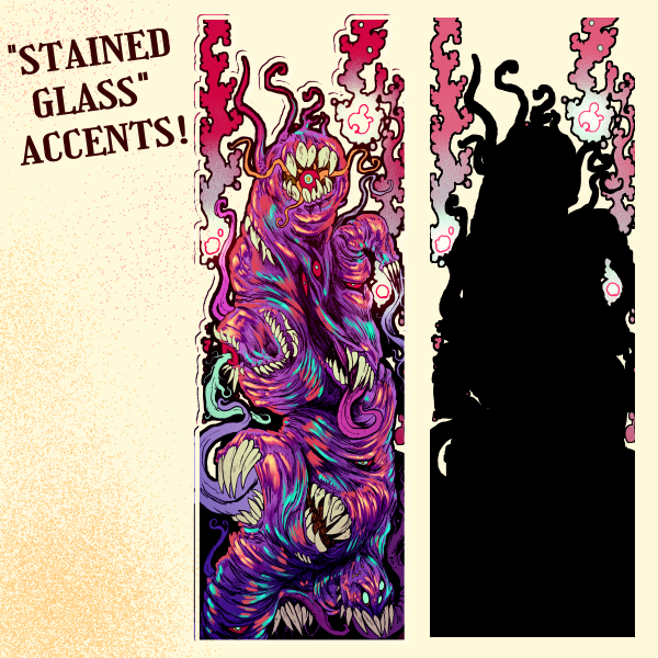 Yog-Sothoth Transparent Plastic Bookmark