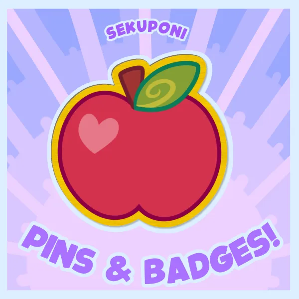 Apple Wood Pin