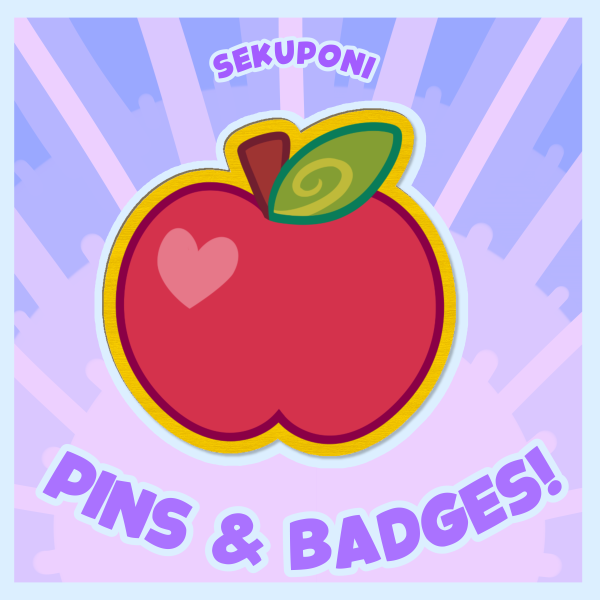 Apple Wood Pin