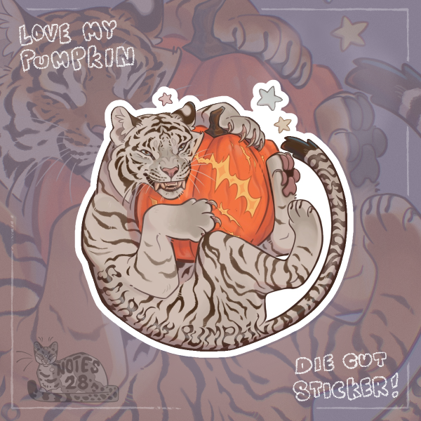 Scary My Pumpkin - Die Cut Sticker