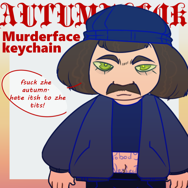 AutumnKlok Murderface keychain
