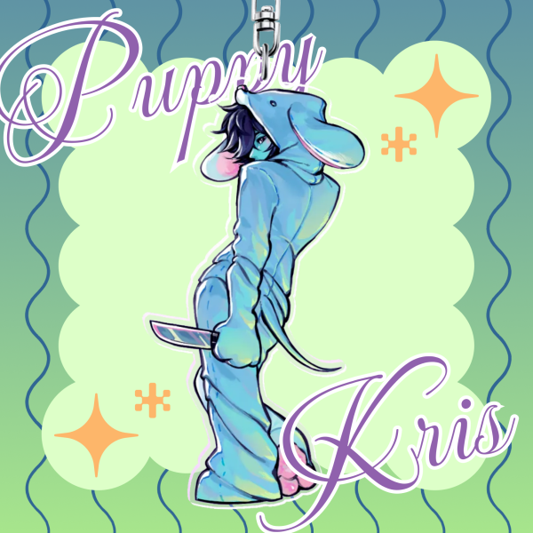 Puppy Kris Keychain