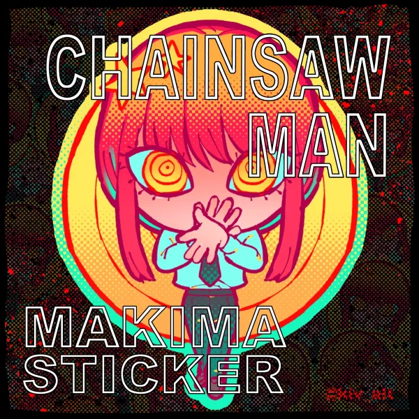 Chainsaw Man Makima Die Cut Sticker